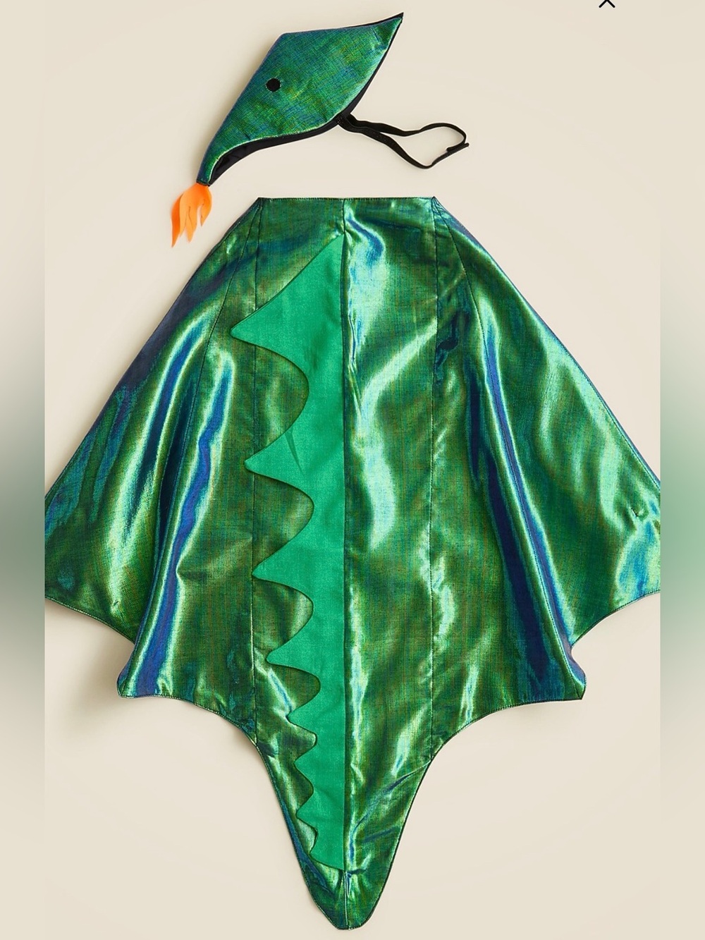 Meri Meri - Boys Green Dragon Cape and Hat Set Costume